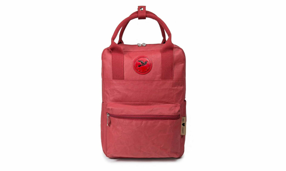 Veganer Rucksack | PAPERO Lynx II Backpack Red