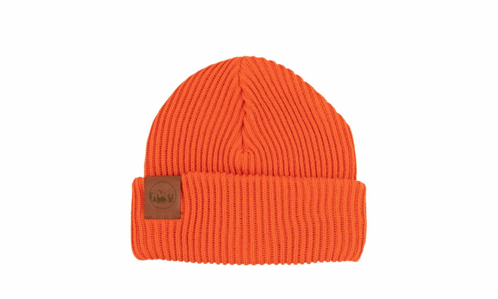 Vegane Mütze | KABAK Hat Warm Thick Knitted Orange