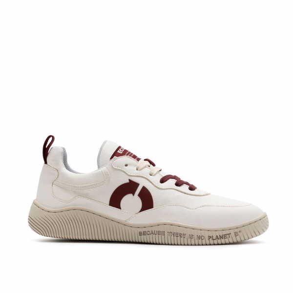 ALCUDIA SNEAKERS WOMAN OFF WHITE/BURGUNDY