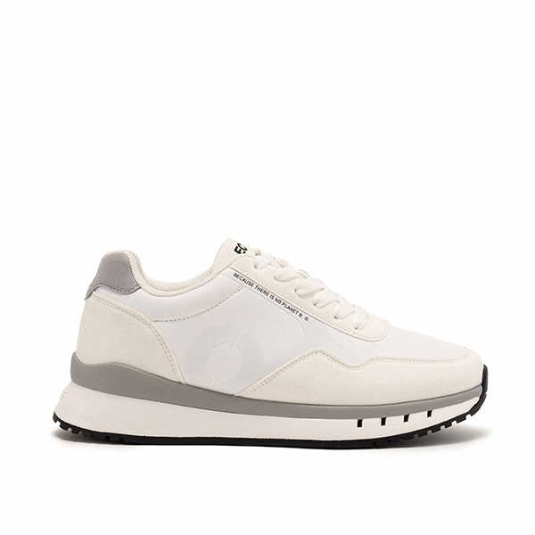 SICILIAALF LEATHER SNEAKERS WOMAN WHITE