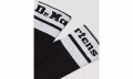 Vegane Socken | DR.MARTENS Athletic Logo Sock Black White Black