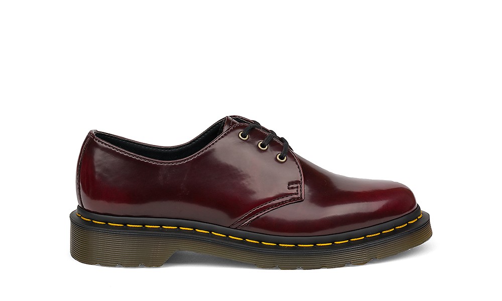 Vegan Lace-up Shoe | DR. MARTENS 1461 3-Eye Shoe Cherry Red Oxford 