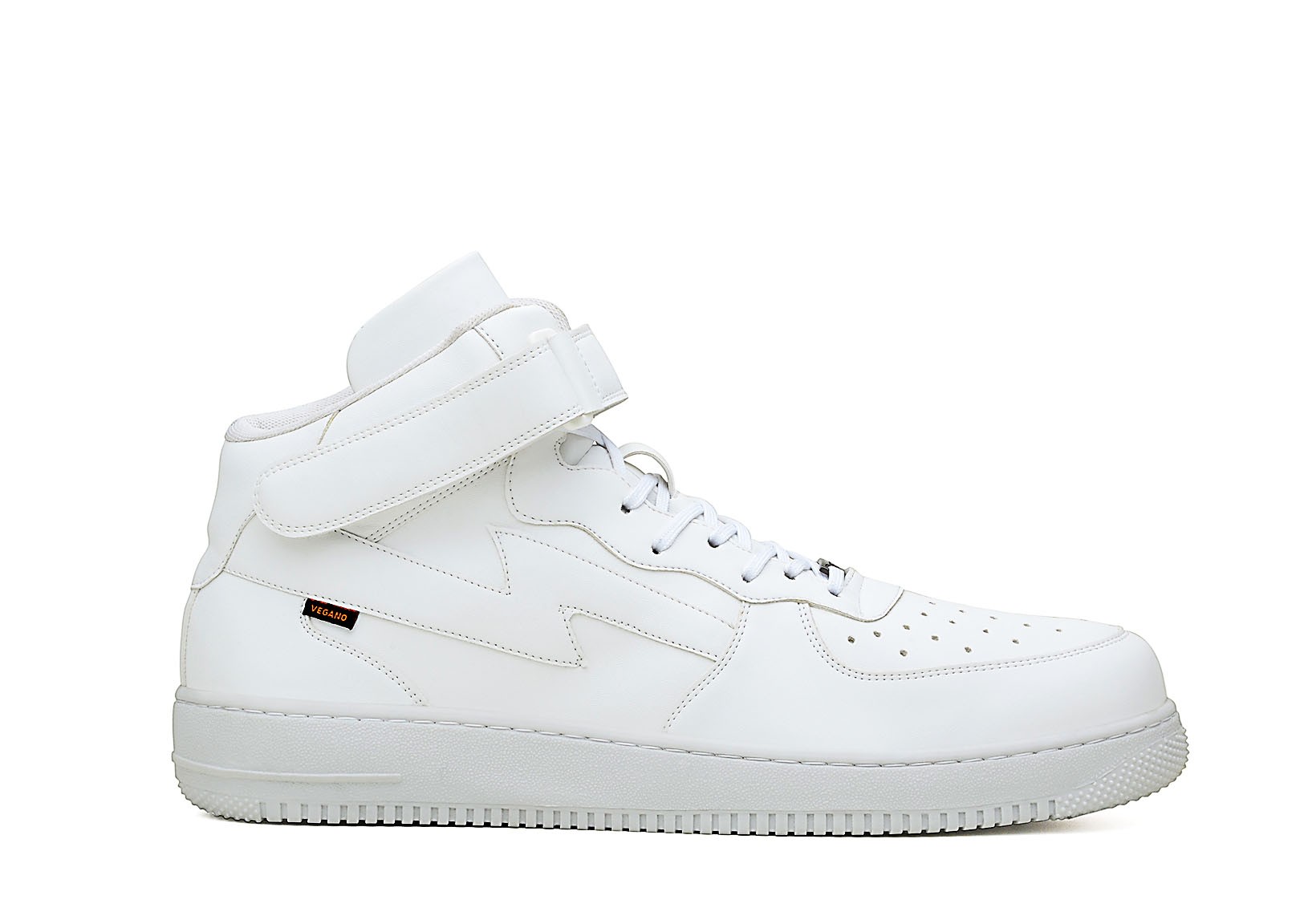 Vegan Sneaker, KING55 Paramount High-Top White
