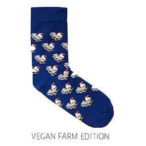 Vegane Socken | KABAK X AVESU Vegan Farm Edition Socks Chelsea the Chick